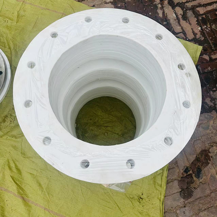 管道减震接头白硅胶软连接福硕白色柔性可曲挠软接头