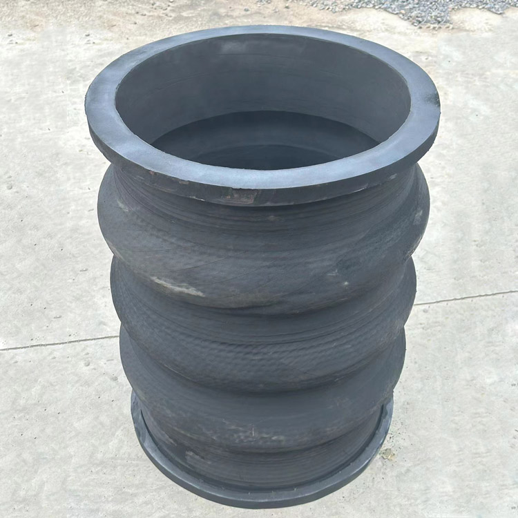 大翻边橡胶避震喉 夹线抗磨橡 胶接头 福硕 橡胶球软连接