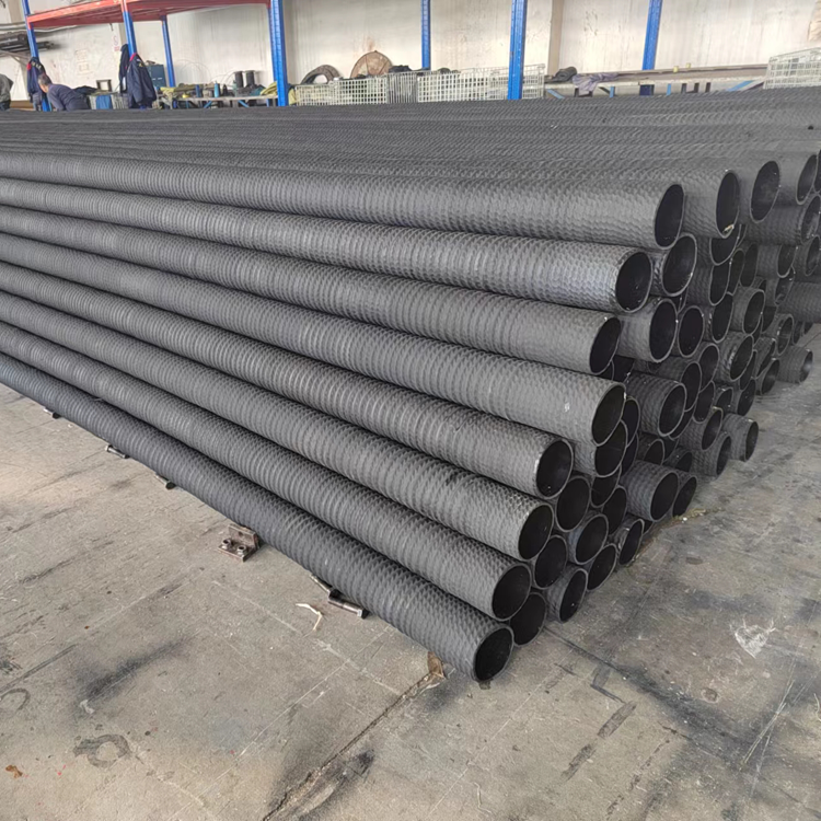 加布抗油钢丝骨架瓦斯抽放橡胶管 抗酸碱阻燃导静电橡胶软管