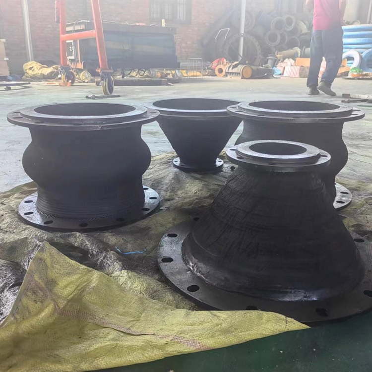 可曲挠法兰橡胶软接头福硕水泵减震橡 胶柔性接头橡 胶软连接