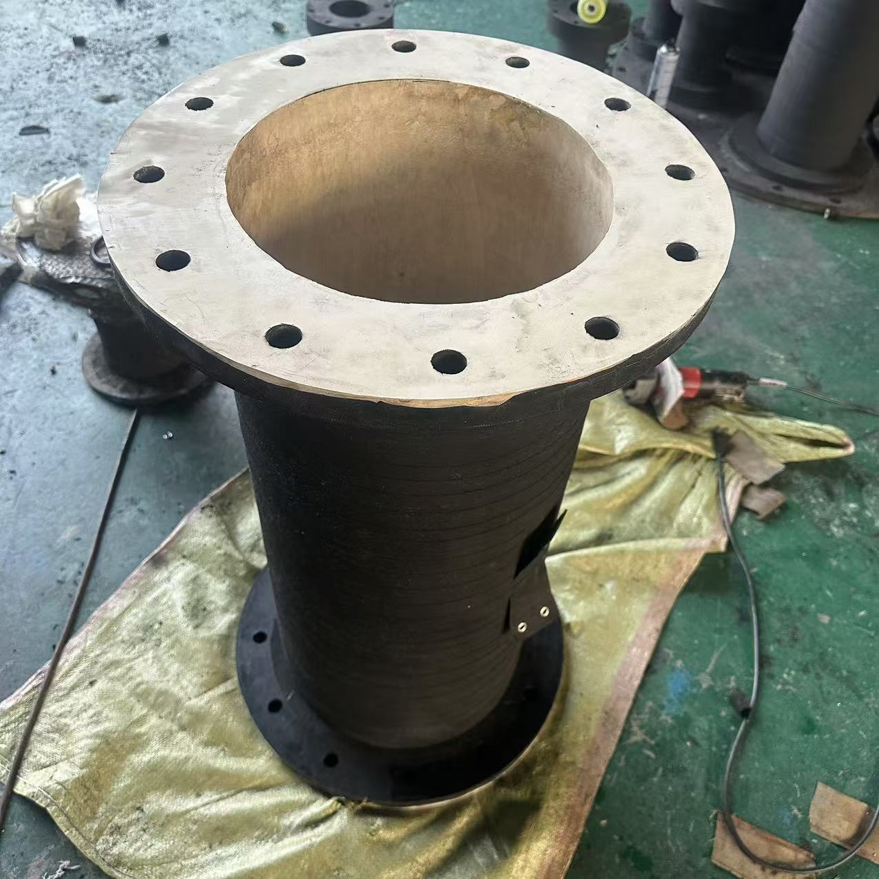 福硕 橡胶管 夹 阀内衬硅胶材质气动管夹阀胶管