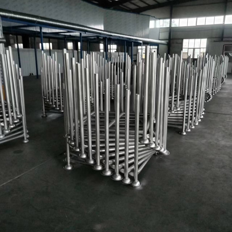 叉车圆角钢托盘铁托盘 福硕 转运防潮垫板多面进叉金属托盘