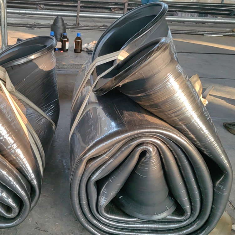 可折叠法兰橡胶软管福硕大口径折叠输水胶管翻遍软管