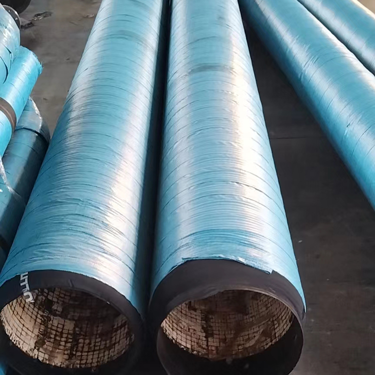 煤炭专用法兰大口径胶管吸排沙橡胶管 低压抽放管低压加布硅橡胶管