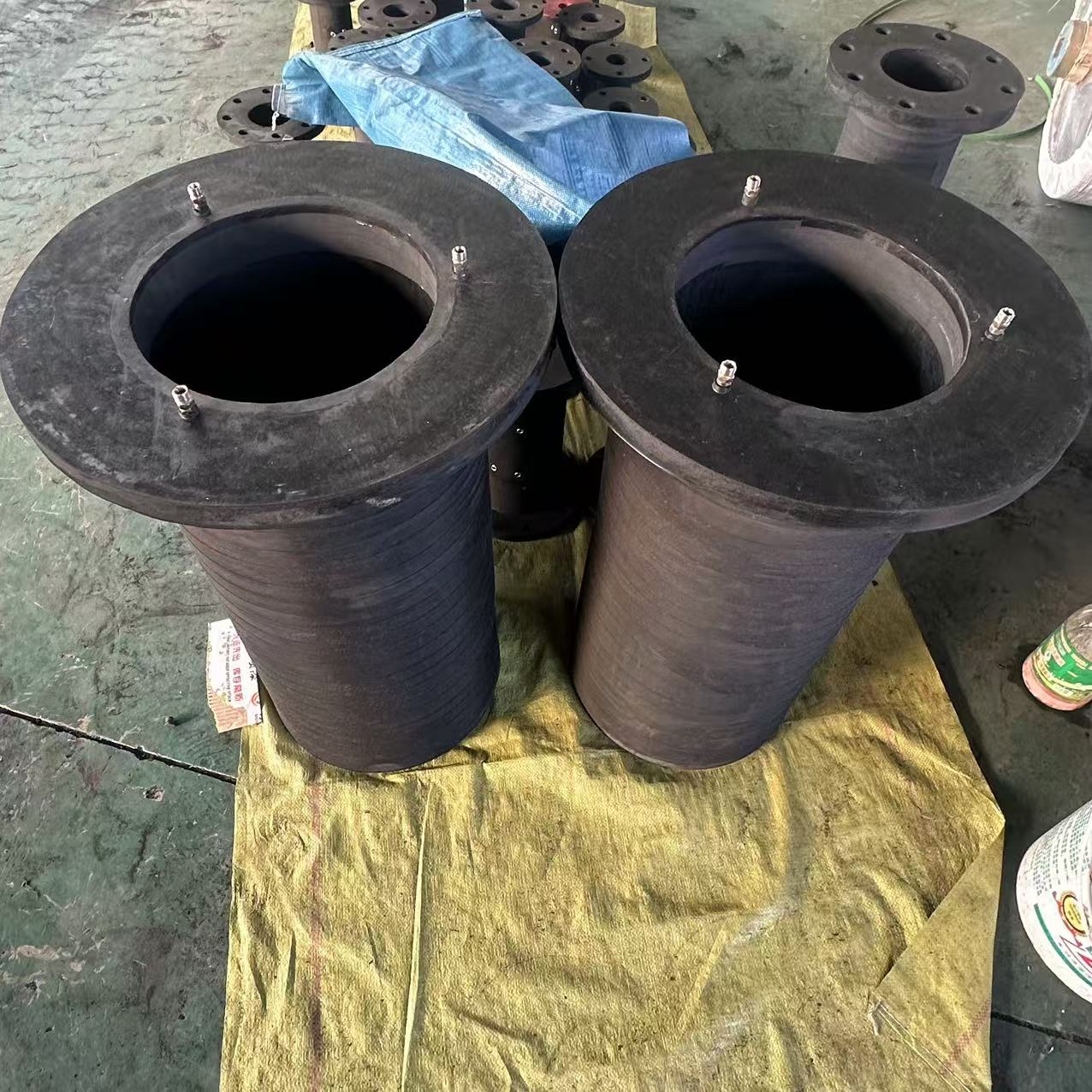 单法兰橡胶软管 定制异形橡胶软连接 福硕橡塑