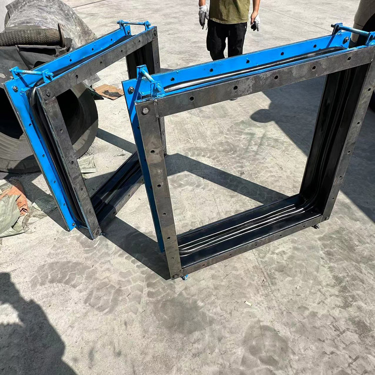 抗震防尘方形橡胶软连接福硕异形非金属膨胀节接头