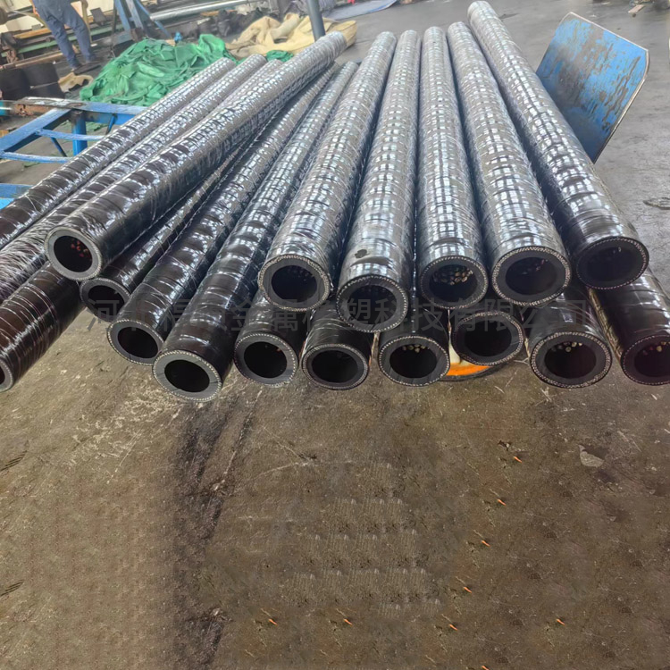 陶瓷片脱硫喷煤粉橡胶管福硕电厂喷砂管内衬陶瓷胶管