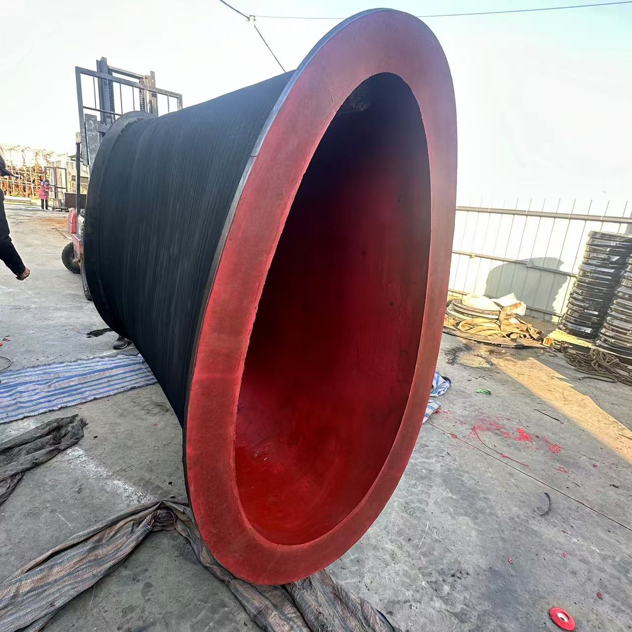 大口径橡胶软连接 双法兰橡胶软管 福硕金属橡塑定制