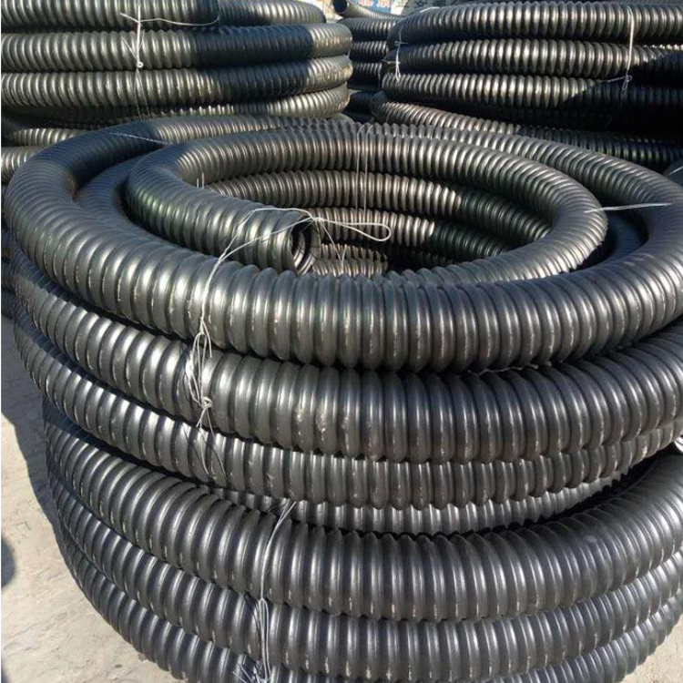 现货批发 小区预埋穿线套管 DN90塑料波纹管穿线管电力管材供应