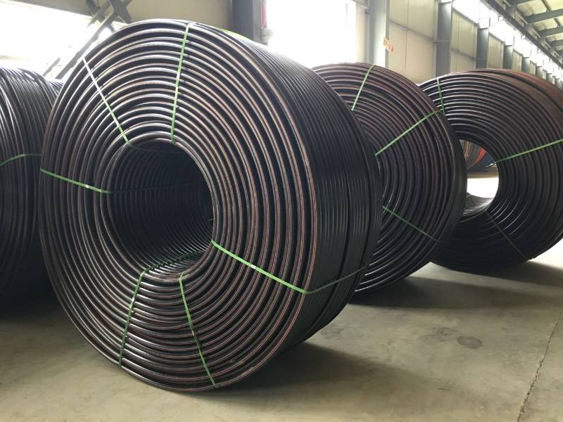 HDPE埋地穿线管 弱电通信光缆路灯电缆护套管 塑料实壁盘管