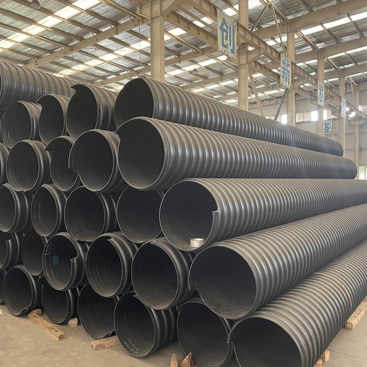 dn300增强钢带管 s2塑料波纹管 污水排水管 小区消防园林管材