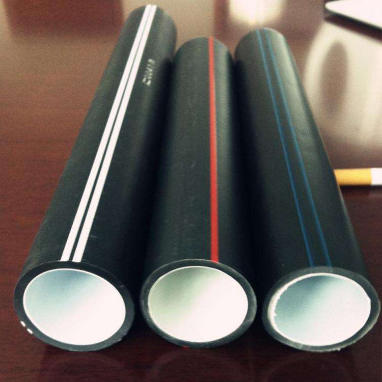 HDPE硅芯管通信光缆电线电缆黑色埋地工程保护套管直埋穿线保护管