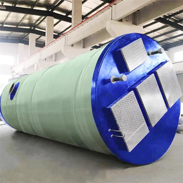 联盛地埋式污水处理设备一体化预制泵站厂家1.5米直径9米高可定制