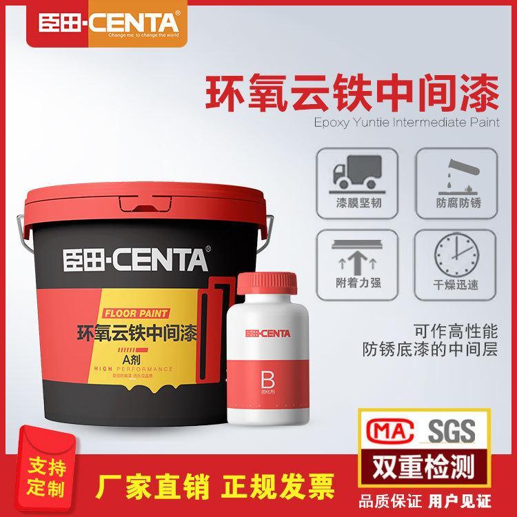 环氧云铁中间漆 重防腐 屏蔽腐蚀介质 云母铁红中灰色 桥梁 钢结构钢管