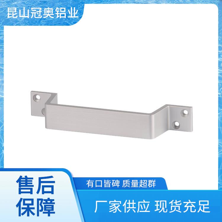 冠奥铝业 边框外壳铝型材挤压氧化 新中式铝把手 高精切割