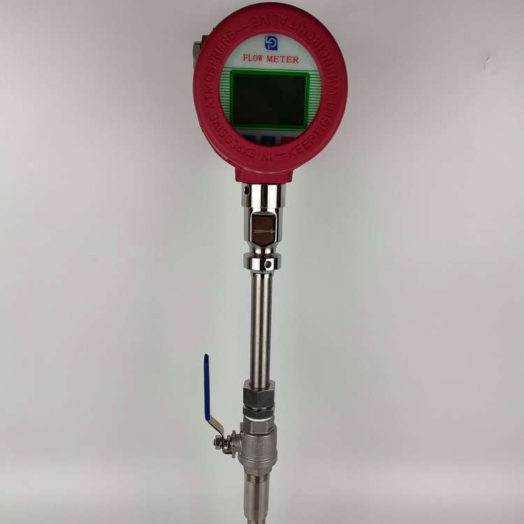 轻工领域对夹式高温型涡街流量计厂家可靠性好亮普