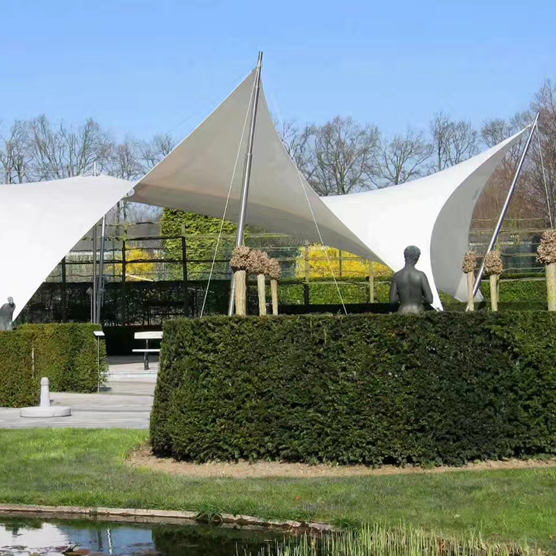 小品网红打卡膜结构 欣茂意游乐场网 红打卡膜 结构参数