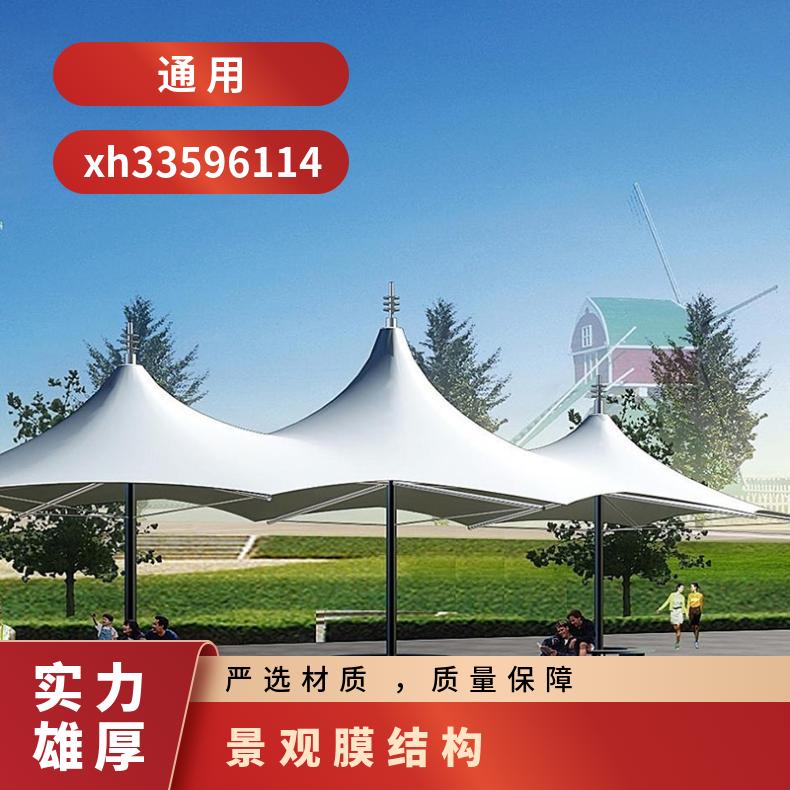 水上乐园景观膜结构设计透光性好阻隔紫外线支持定制