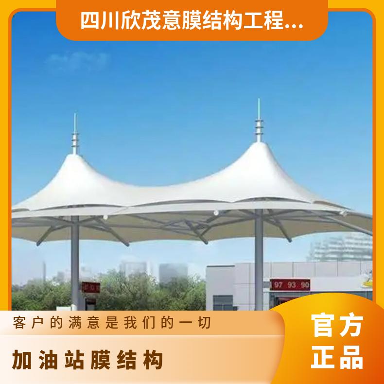 省道国道 钢膜结构加气站外形美观防火抗震 可定制规格