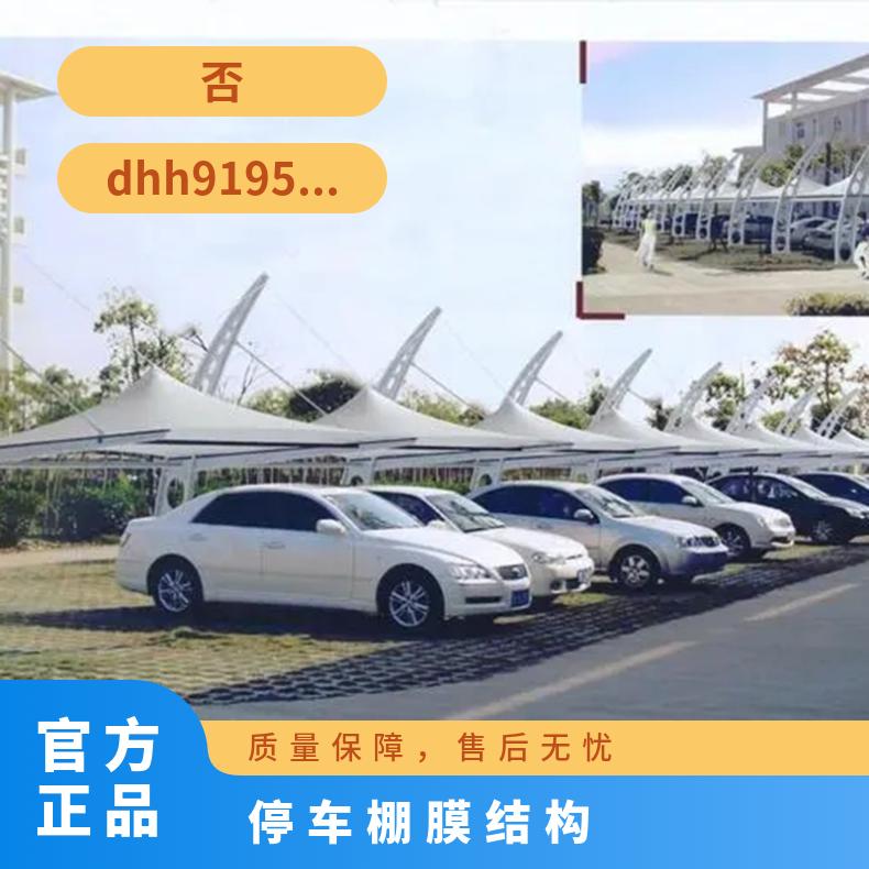 厂家定制大学老师汽车充电桩电动车停车膜结构7字型结构提供图纸