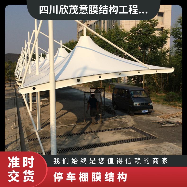 市政停车棚张拉膜结构厂家 公司款式多样 时尚美观