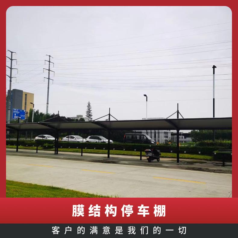 工业园自行车膜结构厂家 公司简约唯美 坚实稳固 非标可创意