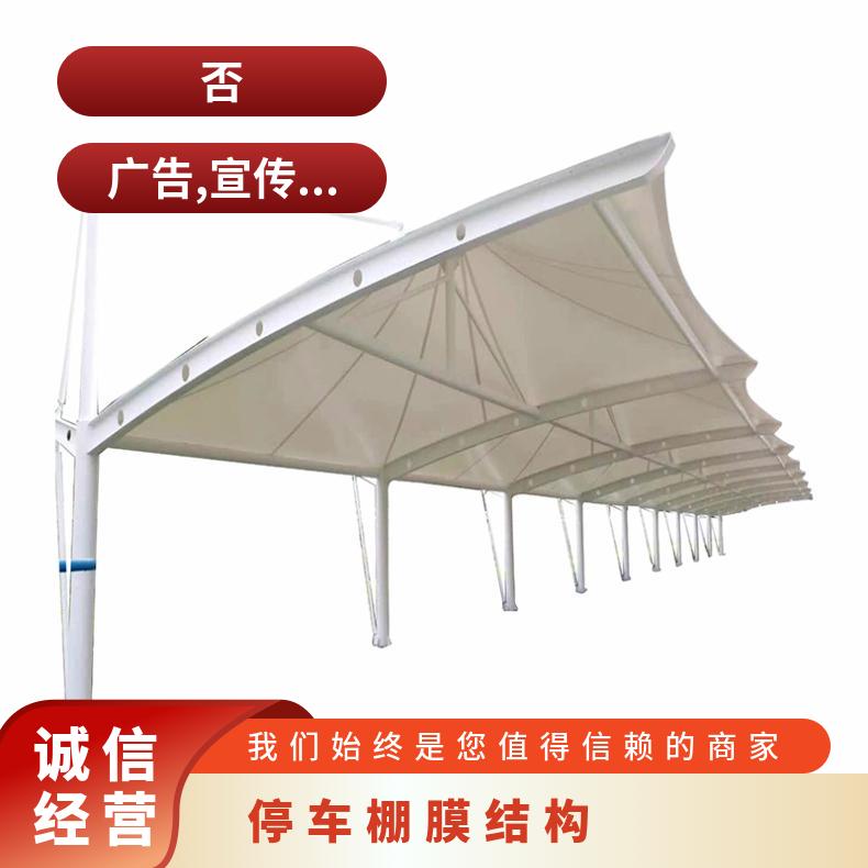 商业街电动车张拉膜结构工厂 设计方案简约美观抗击性好 耐老化