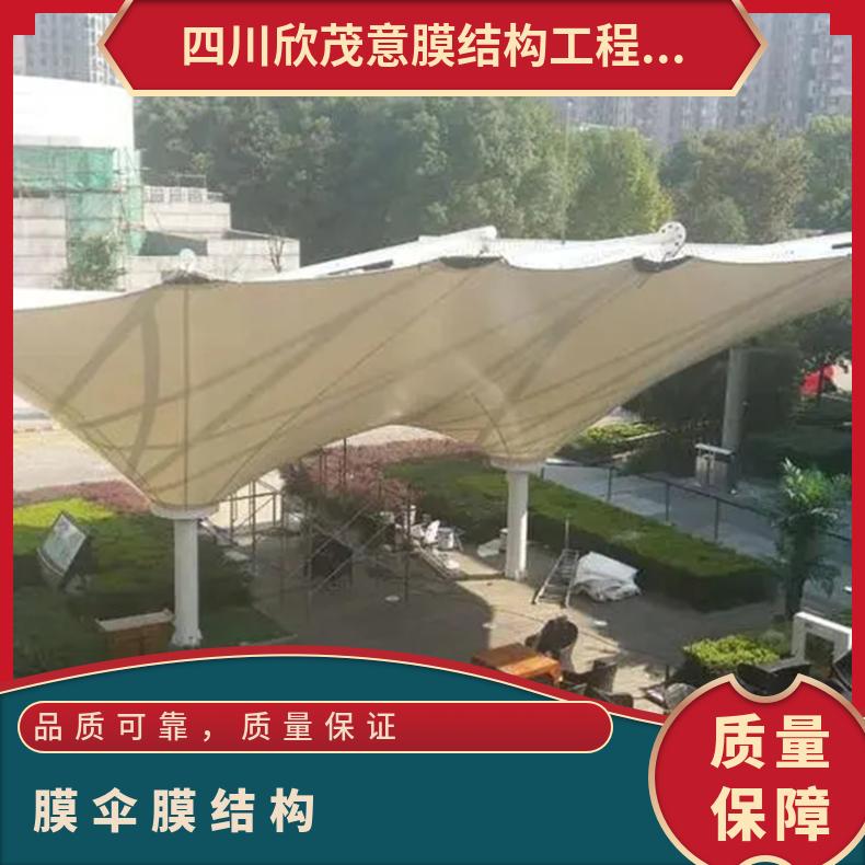 机场遮阳棚膜结构伞棚遮阳防雨个性化设计透光好 可厂家定制