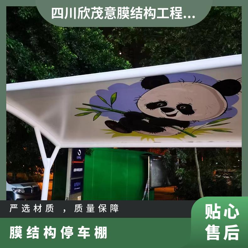 会展中心电动车张拉膜结构厂家 公司简约唯美 坚实稳固 非标可创意