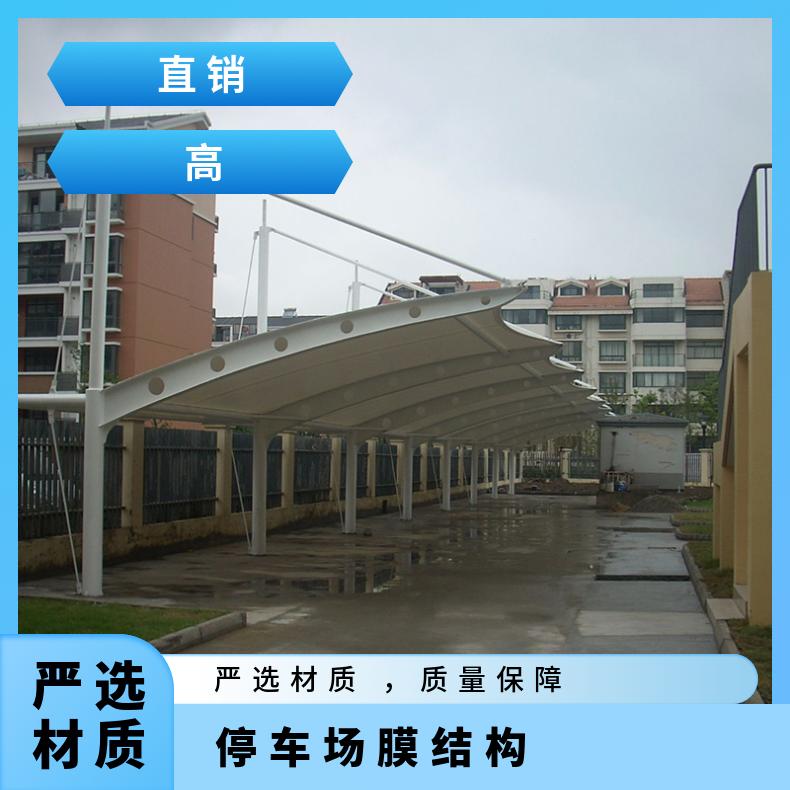 学校自行车车棚膜结构公司7/七/T字形风格多样