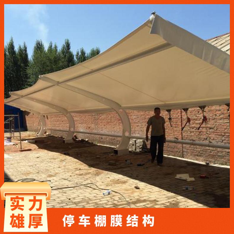 大学自行车车棚膜结构厂家 公司款式多样 时尚美观