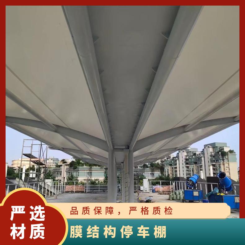 仓库区自行车张拉膜结构定做 图片简约唯美 坚实稳固 非标可创意