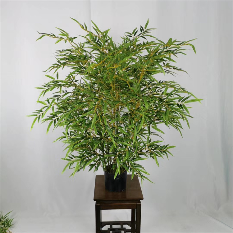 仿真竹子商场室外植物人造景室内隔断装饰假竹子塑料屏风围栏摆件