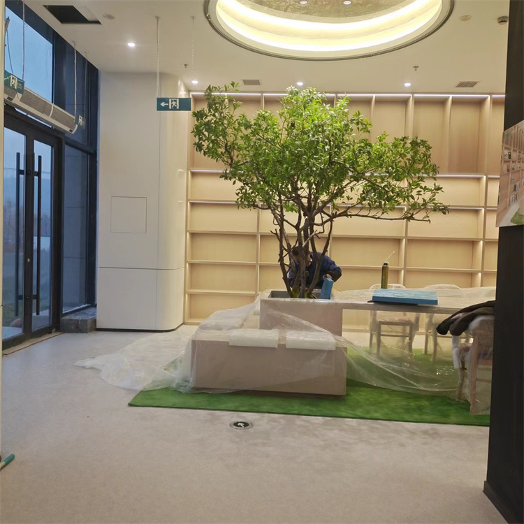 抗紫外线假树 落地盆栽绿植装饰北欧风景观树仿生植物