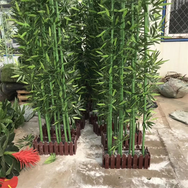 仿真竹子 人造景观酒店庭院室内外装饰屏风 飞昂紫竹定制