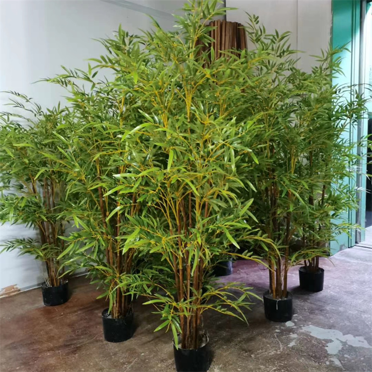 隔断屏风细水毛竹绿植盆景客厅仿真紫竹 飞昂园林景观工程定制