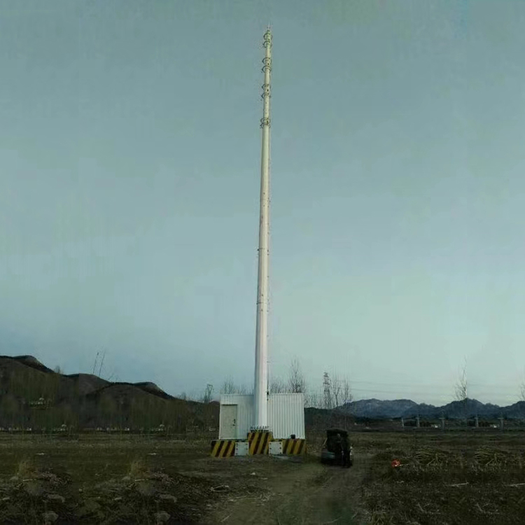 通信信号塔 5G基站 兆宇 5G抱杆通信塔移动信号 塔