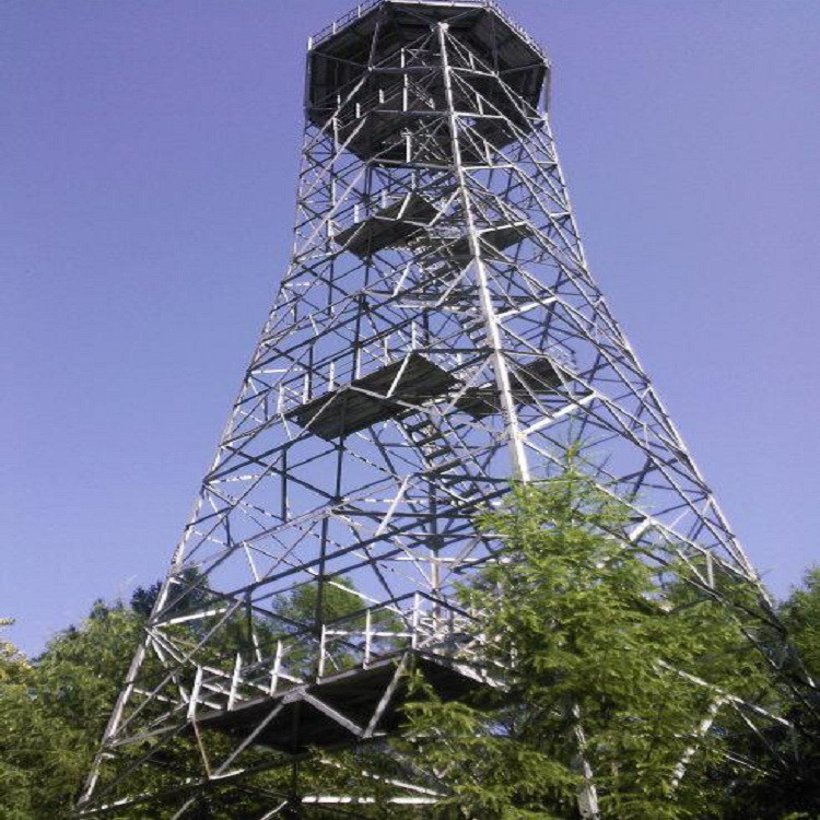 景区观光塔 瞭 望塔钢结构观景塔 兆宇 热镀锌防火瞭望塔