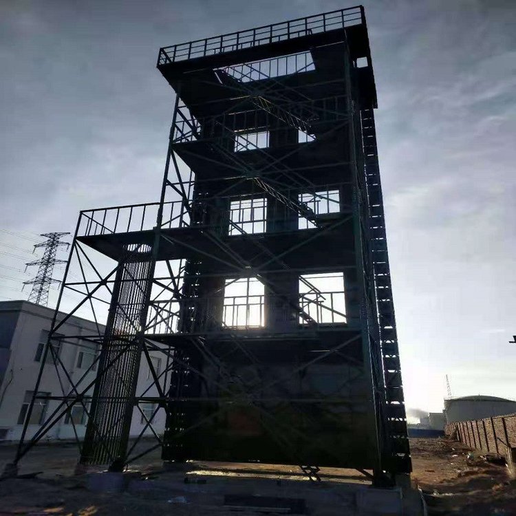 兆宇长期供应钢结构消防训 练塔消防训练铁塔14米训练塔