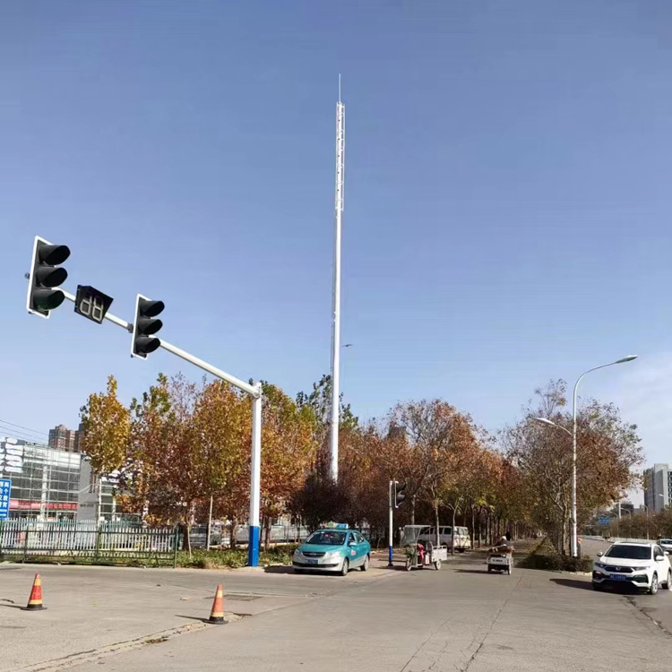 电力信号塔通 讯塔5G单管塔 兆宇 5G通讯铁塔钢结构通讯塔