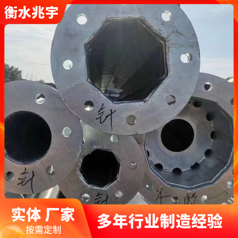 热镀锌钢结构避雷装置兆宇三柱圆钢避雷塔接闪塔