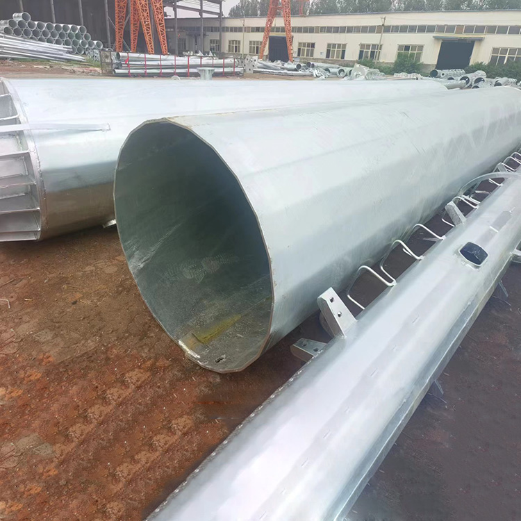 楼顶信号抱杆5G基站通信塔兆宇单管通讯塔厂家