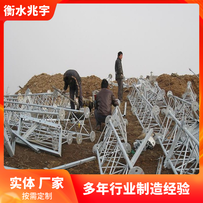 角钢避雷塔 兆宇 钢结构接闪带塔 楼顶装饰避雷塔杆