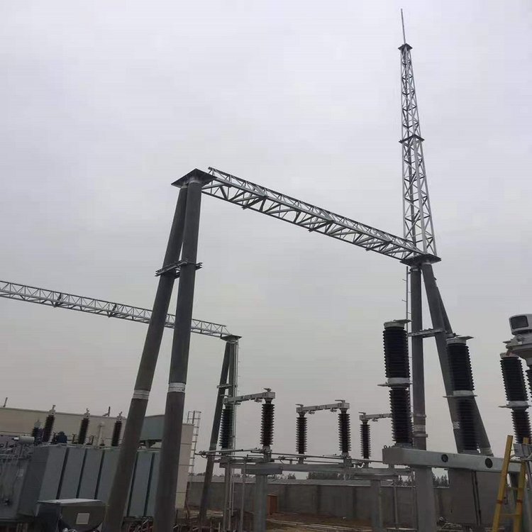 供应电网电力构架 高压变 电站构架厂家变电站构架