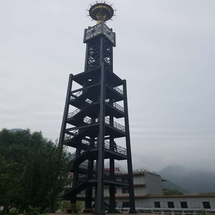 钢结构厂家供应平台监控 塔 森林防火监控塔瞭望台观光塔