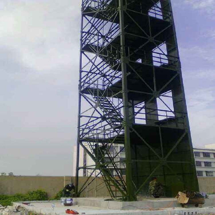 钢结构消防训练塔兆宇攀爬塔消防演习训练铁塔