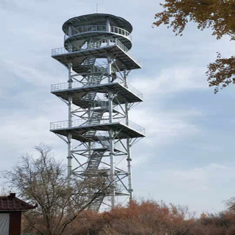 防火监控塔远程监控瞭望铁塔兆宇景区观光钢结构瞭望塔