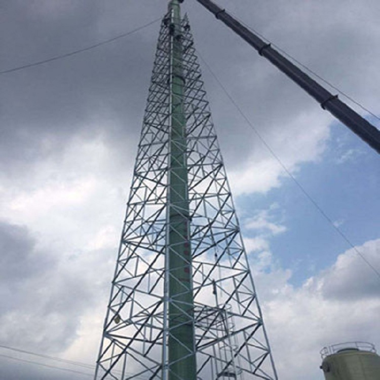 外层塔架加固装置烟筒支架兆宇化工油田烟囱塔