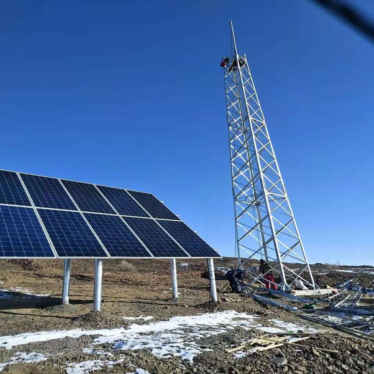 四柱角钢监控塔 防火 兆宇Q235 供应 规格齐全 可定制