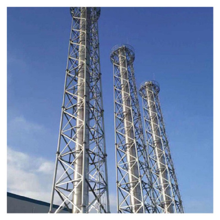 脱硫塔锅炉烟囱塔架兆宇钢结构烟囱塔井字架